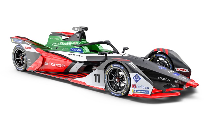 Schaeffler and Audi jointly developed the drive train for the Audi e-tron FE06.