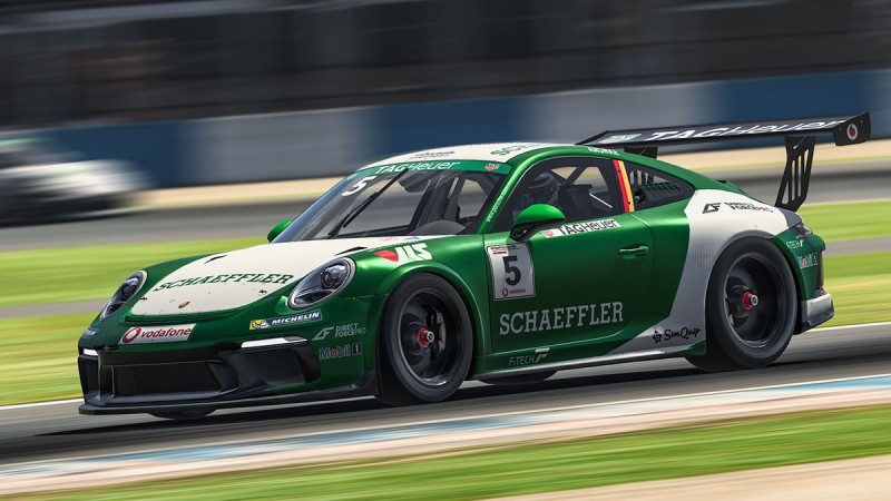 Schaeffler is sponsor of the virtual Porsche 911 GT3 from Coanda Simsport.