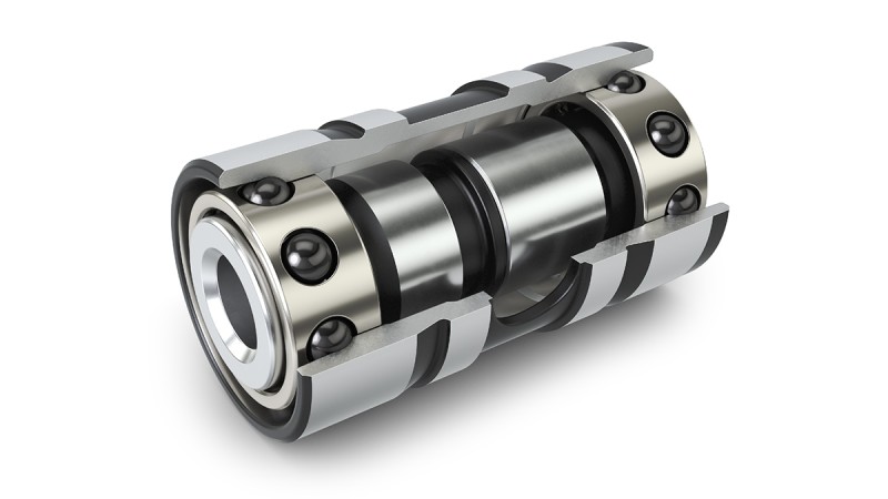 Temperature-resistant roller bearings with up to 50 % less friction demonstrably improve the response behavior.