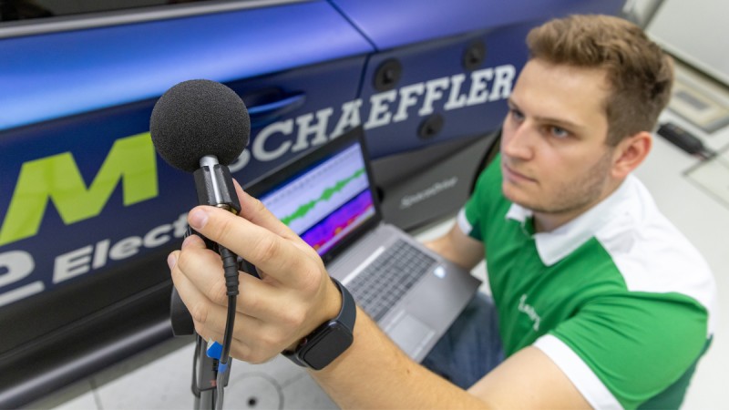 The Schaeffler sound design can be individually adapted to the respective e-car.