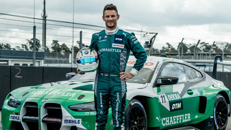 Marco Wittmann is the first driver in the DTM to use the Schaeffler clutch actuator.