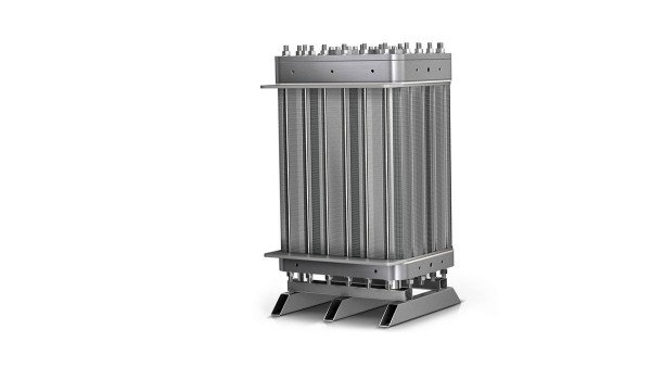 The K1000 proton exchange membrane (PEM) electrolysis stack from Schaeffler for generating high-purity hydrogen, a key component for sustainable hydrogen technology and green energy production, can be viewed at the Hannover Messe.
