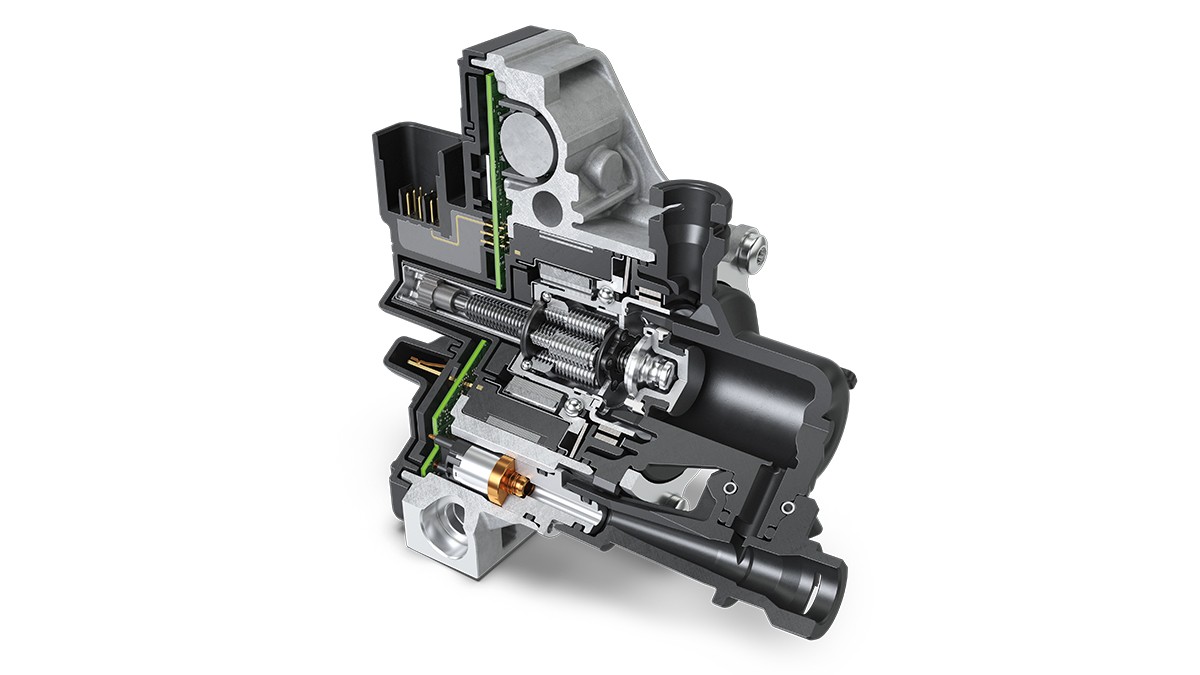 Figure 13: Cross section of the modular clutch actuator