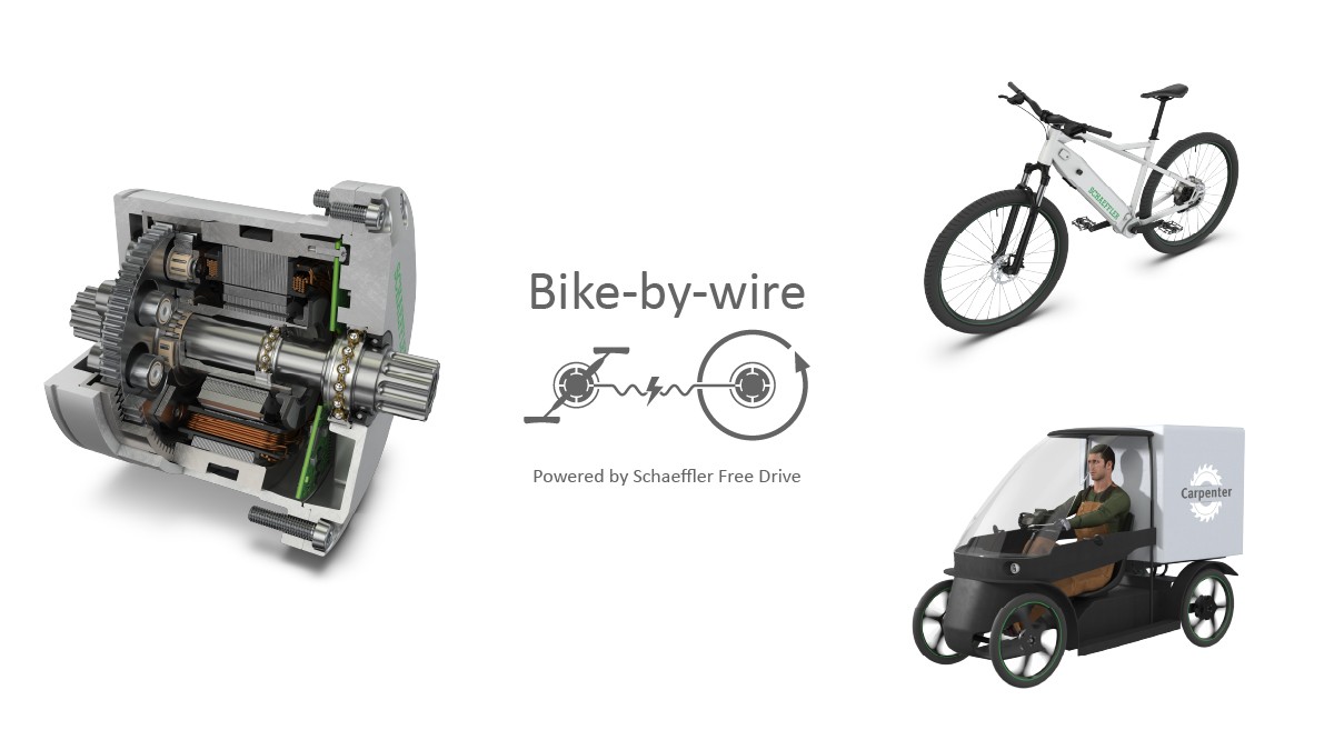 Figure 14: Pedal-driven generator for chain-free drive on e-bikes, cargo bikes and other light vehicles