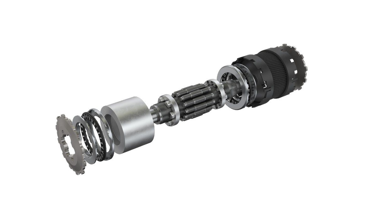 Figure 5: Planetary traction drive of the iRWS