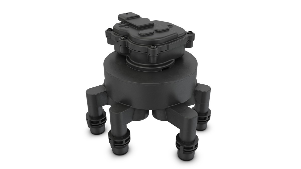 Figure 6: Central coolant regulating valve for coolant distribution