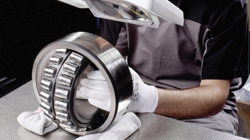 New bearings are often installed, although the existing bearings could be restored to a like-new condition by professional reconditioning.