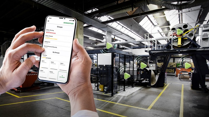 Schaeffler offers its customers a wide range of service with digital solutions such as OPTIME.