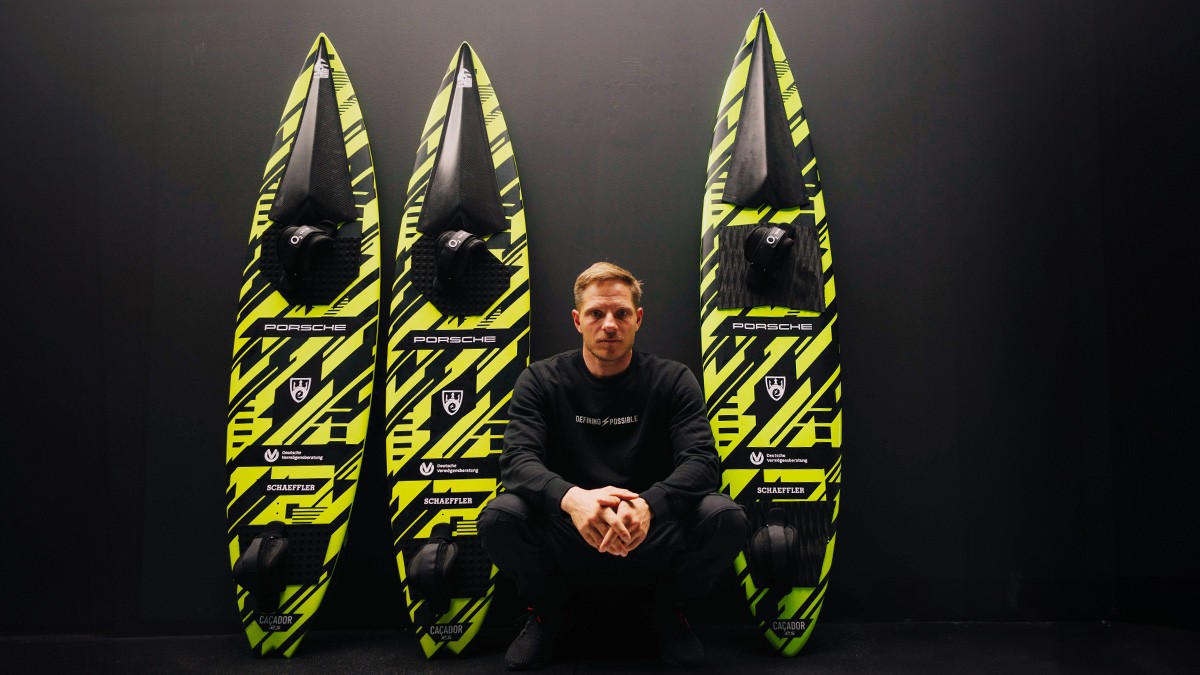 Schaeffler provides Sebastian Steudtner with several board variants for his test runs.