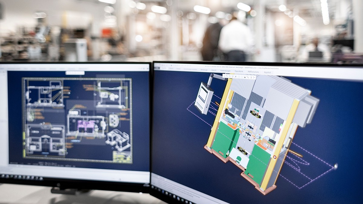 Virtual 3D models already provide an insight into production at some Schaeffler locations.