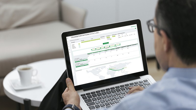 The Schaeffler Transportation Data Cube finds the best transport routes – by water, rail or air.