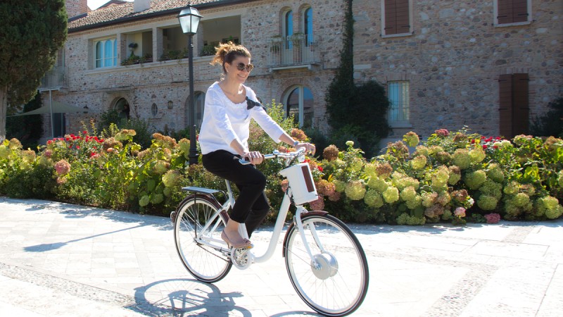A bicycle for traveling to work
