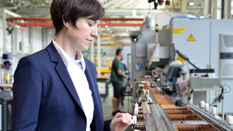 Tanja Weckend, Plant manager for our industrial plant based in Haguenau, France